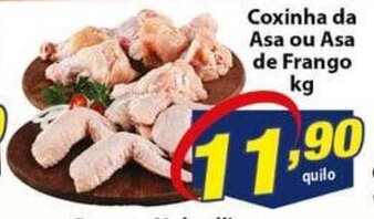 Vencedor Atacadista Coxinha da Asa ou Asa de Frango 1kg oferta