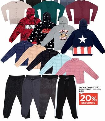 Carrefour Toda a confecção de inverno - adulto oferta