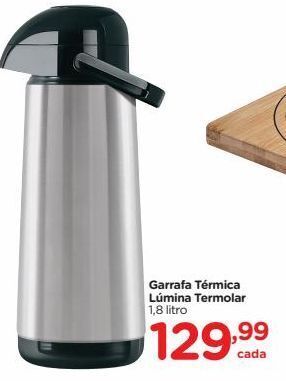 Garrafa térmica lúmina termolar 1,8 litro