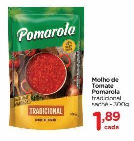 Carrefour Molho de tomate pomarola tradicional sachê 300g oferta