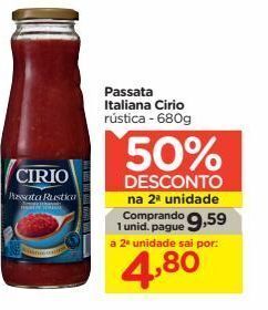 Carrefour Passata italiana cirio rústica - 680g oferta