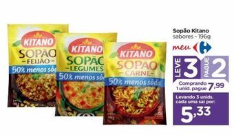 Carrefour Sopão kitano sabores - 196g oferta
