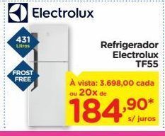 Carrefour Refrigerador electrolux tf55 oferta