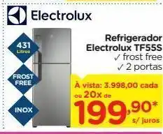 Carrefour Refrigerador electrolux tf55s oferta