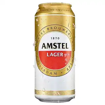 Cerveja amstel larger lata 473ml