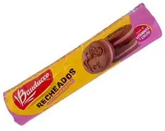 Biscoito bauducco recheado morango 140g