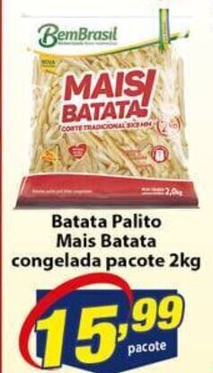 Vencedor Atacadista Batata Palito Mais Batata 2kg oferta