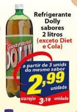 Vencedor Atacadista Refrigerante Dolly sabores 2L oferta