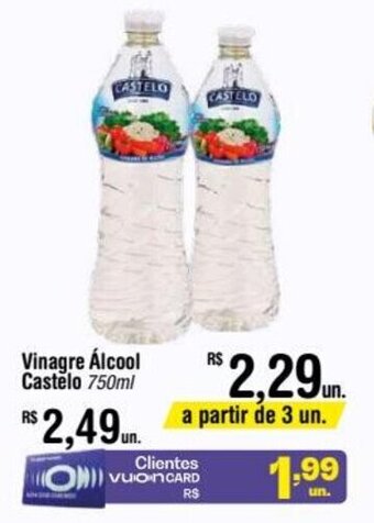 Vinagre Álcool Castelo 750ml