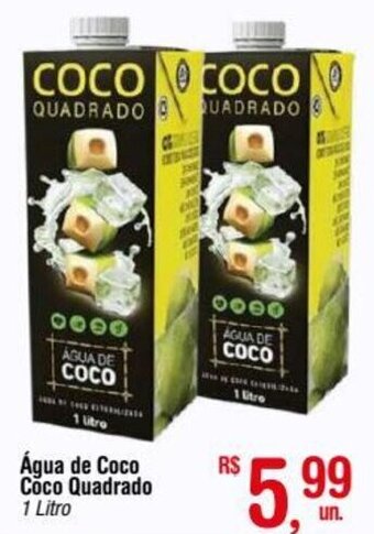 Fort Atacadista Água de Coco Coco Quadrado 1 Litro oferta