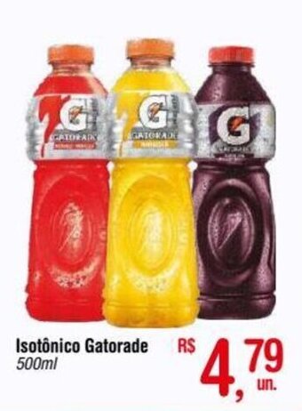 Fort Atacadista Isotônico Gatorade 500ml oferta