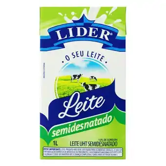 Leite longa vida lider semidesnatado 1l