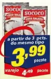 Vencedor Atacadista Coco Ralado Sococo 100g oferta
