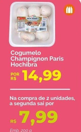 Oba Hortifruti Cogumelo Champignon Paris Hochibra oferta