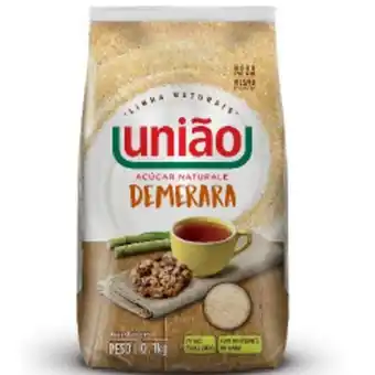 Açúcar união demerara naturale pc 1 kg