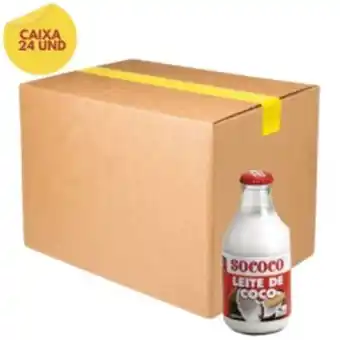 Carvalho Supermercado Caixa leite de coco sococo tradicional 200ml 24 und oferta