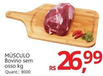 MÚSCULO Bovino sem osso kg