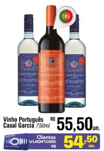 Fort Atacadista Vinho Português Casal Garcia 750ml oferta
