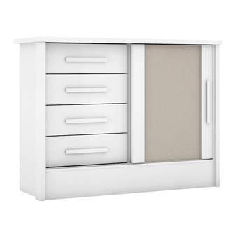 Cômoda rodial 11co4023 pandora em mdf 87x116x41cm