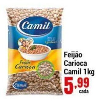 Negreiros Feijao Carioca Camil 1kg oferta