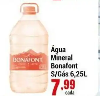 Negreiros Agua Mineral Bonafont s/gas 6.25L oferta