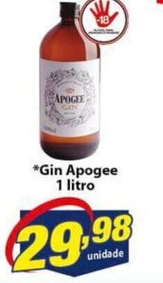 Vencedor Atacadista Gin Apogee 1L oferta