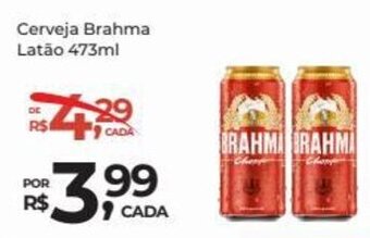 Super Luna Cerveja Brahma Latão 473ml oferta