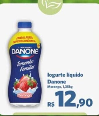 Sam's Club logurte líquido Danone Morango, 1,35kg oferta