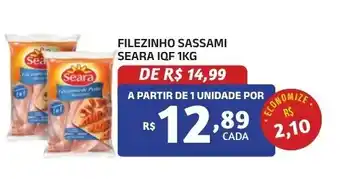 Bahamas Mix FILEZINHO SASSAMI SEARA IQF 1KG oferta