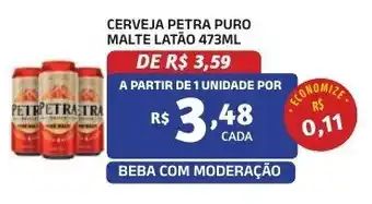 Bahamas Mix CERVEJA PETRA PURO MALTE LATÃO 473ML oferta