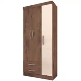 Benoit Guarda roupa / roupeiro barcellona 3 portas 2 gavetas mdp oferta