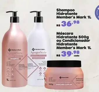 Sam's Club Shampoo Hidratante Member's Mark 1L oferta