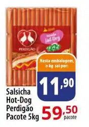 Akki Atacadista Salsicha Hot-Dog Perdigão Pacote 5kg oferta