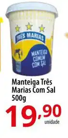 Akki Atacadista Manteiga Três Marias Com Sal 500g oferta