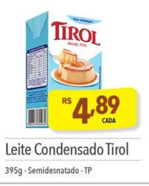 Supermercados Condor Leite Condensado Tirol 395g-Semidesnatado-TP oferta