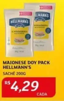Assaí Atacadista MAIONESE DOY PACK HELLMANN'S SACHÉ 200G oferta