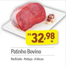 Patinho Bovino Resfriado-Pedaço - A Vácuo