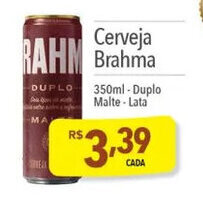 Supermercados Condor Cerveja Brahma 350ml-Duplo Malte-Lata oferta