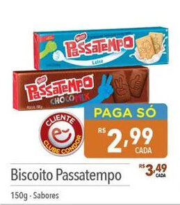 Supermercados Condor Biscoito Passatempo 150g-Sabores oferta