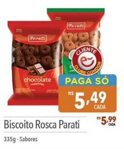 Supermercados Condor Biscoito Rosca Parati 335g-Sabores oferta