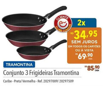 Supermercados Condor Conjunto 3 Frigideiras Tramontina oferta