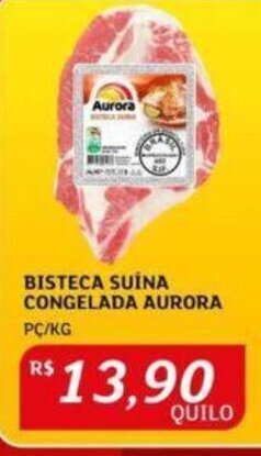 BISTECA SUINA CONGELADA AURORA PC/KG
