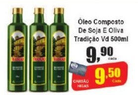 Higa's Supermercado Óleo Composto De Soja E Oliva Tradição Vd 500ml oferta