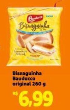 Extra Supermercado Bisnaguinha Bauducco original 260 g oferta