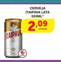 Roldão Cerveja itaipava lata 269ml oferta
