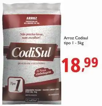 Supermercados ABC Arroz codisul 5kg oferta
