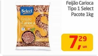 Tenda Atacado Feijão carioca tipo 1 select pacote 1kg oferta