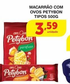 Roldão Macarrão com ovos petybon tipos 500g oferta