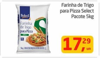 Tenda Atacado Farinha de trigo para pizza select pacote 5kg oferta