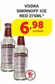 Roldão Vodka smirnoff ice red 275ml oferta